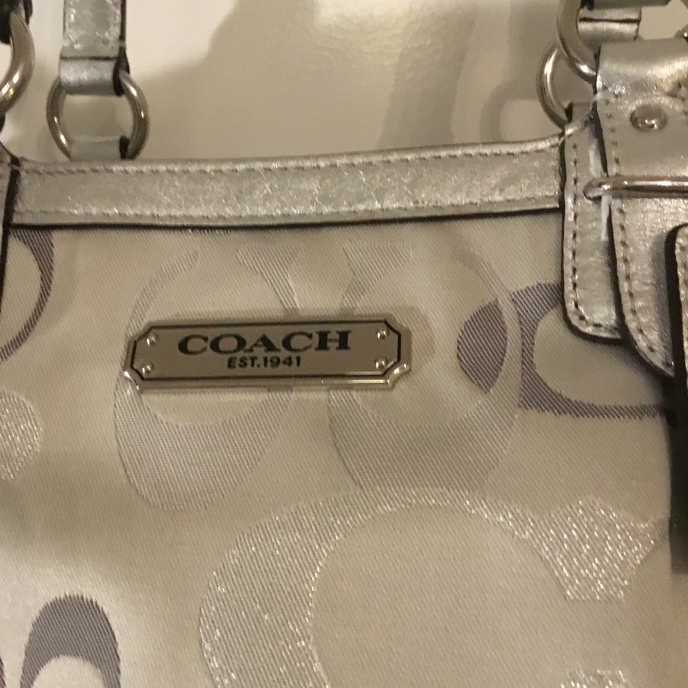 Coach Gray Vintage Satchel Shoulder Bag $65. - Picture 12 of 14